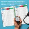 Daily Blood Pressure Log with AM PM Columns