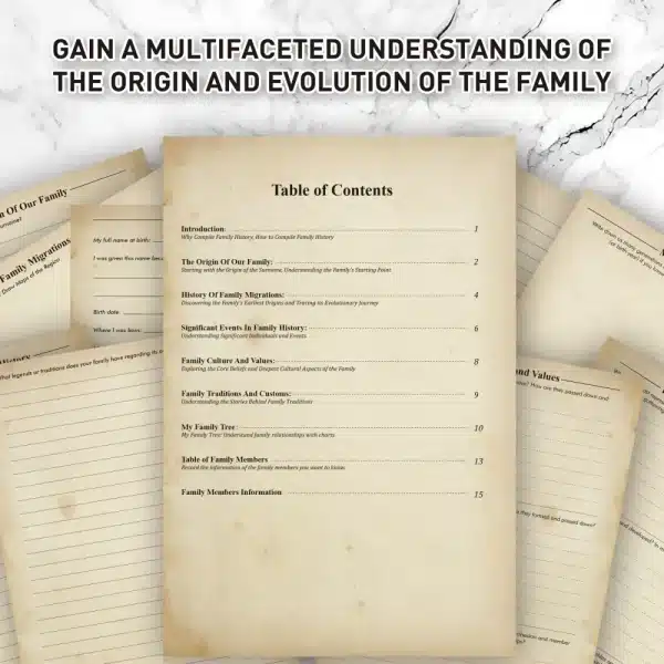 Genealogy Record Page for Ancestor Details