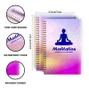 Guided Meditation Log with Body Scan Diagram