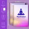 Guided Meditation Log with Body Scan Diagram