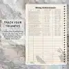 Hiking Trip Log Layout with Elevation and Distance Tracker