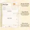 Empty Recipe Template with Ingredients and Directions
