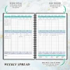 Bookkeeping Ledger Layout with Income and Expense Columns