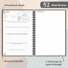 Book Review Template with Star Ratings and Quotes Section