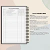 Book Review Template with Star Ratings and Quotes Section