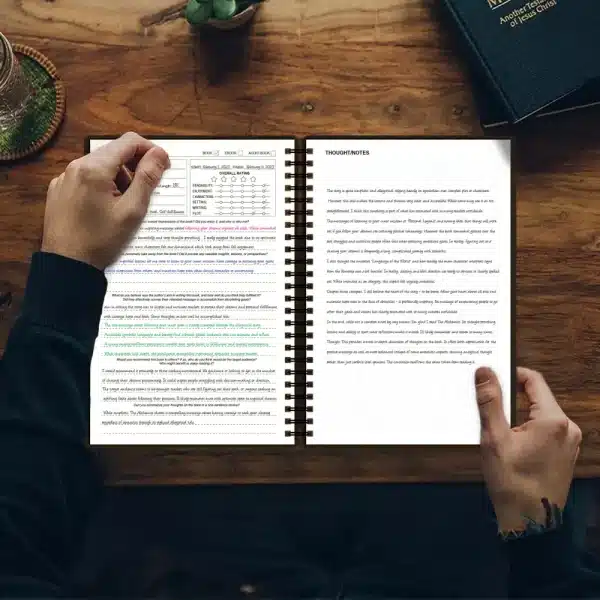 Aesthetic Book Journal for BookTok and Instagram
