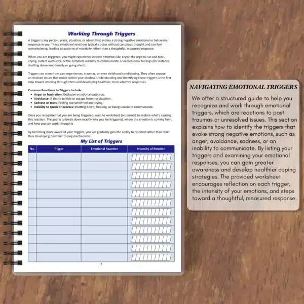 Table of Contents for Shadow Work Exercises