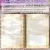 Tarot Reading Log Page Layout with Moon Phases