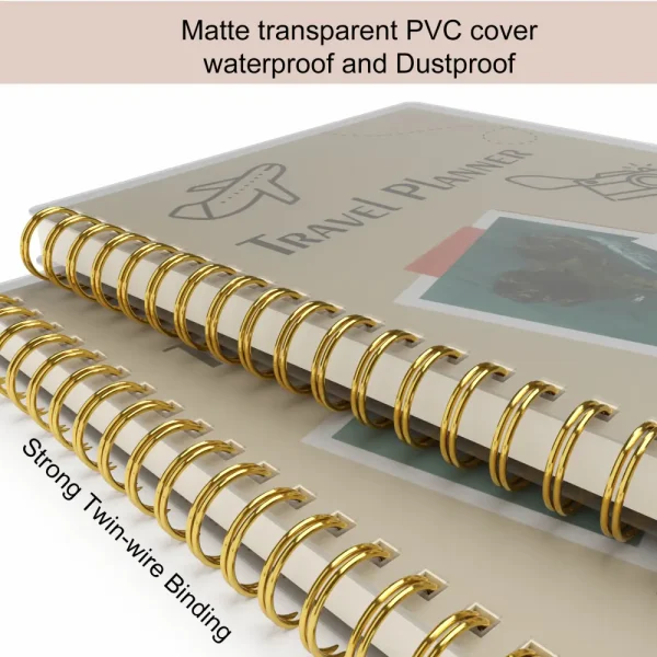 Waterproof Plastic Cover Travel Notebook