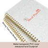 Waterproof Plastic Cover Meal Prep Notebook
