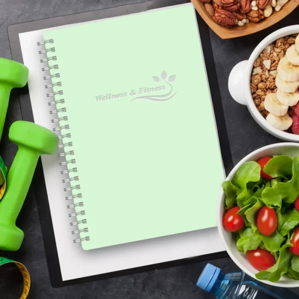 Fitness Notebook for Gym Workouts and Diet Planning