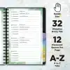 Alphabetical A-Z Tabs for Organizing Passwords