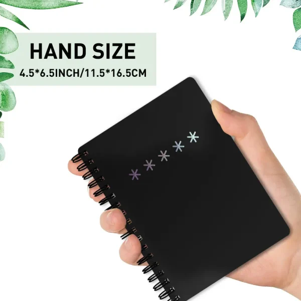 Small A6 Internet Password Logbook held in hand
