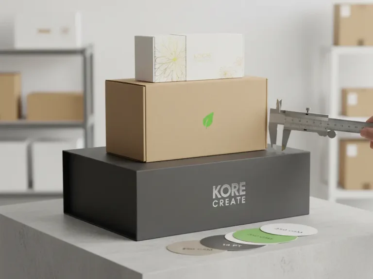 Avoid Waste The KORE CREATE Guide to Selecting Custom Packaging Paper Weights