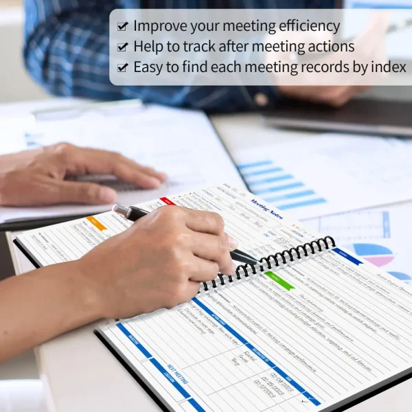 Professional Business Notebook for Office Meetings