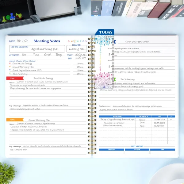 Professional Business Notebook for Office Meetings