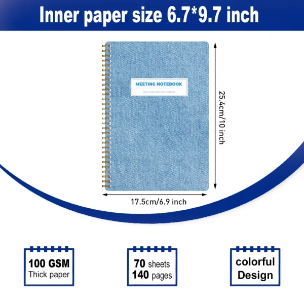 Color Coded Interior Pages for Project Planning