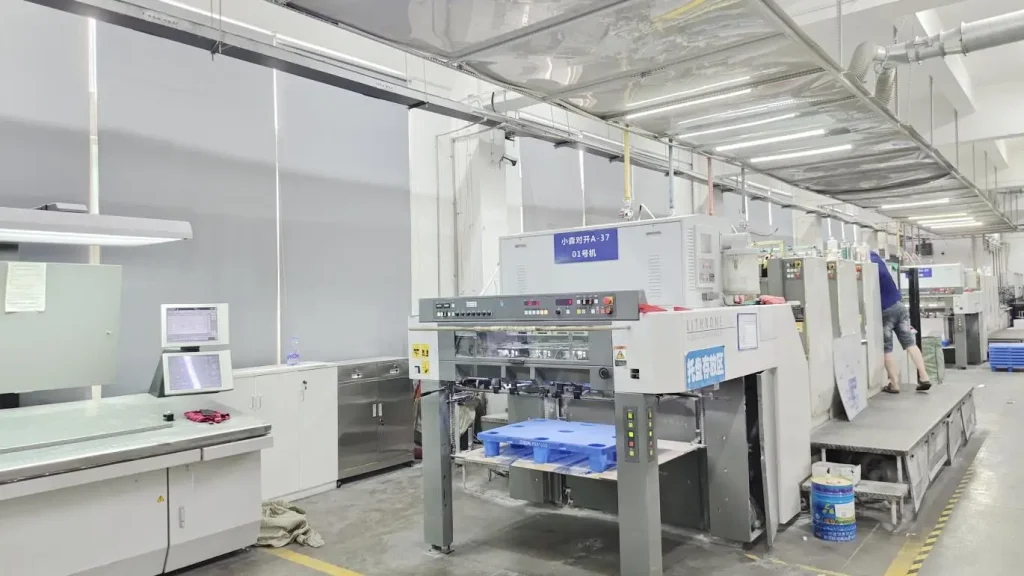 Four-way four-color printing machine