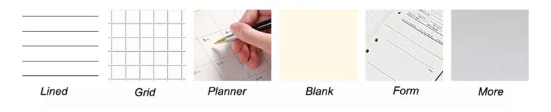 Notebook Inside page options