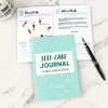 The A5 Self-Care Journal with a mint green cover featuring the title '30-Day Challenge'.