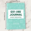 The Self-Care Journal showing its dimensions: 8.2 inches (21 cm) in height and 5.6 inches (14.2 cm) in width.