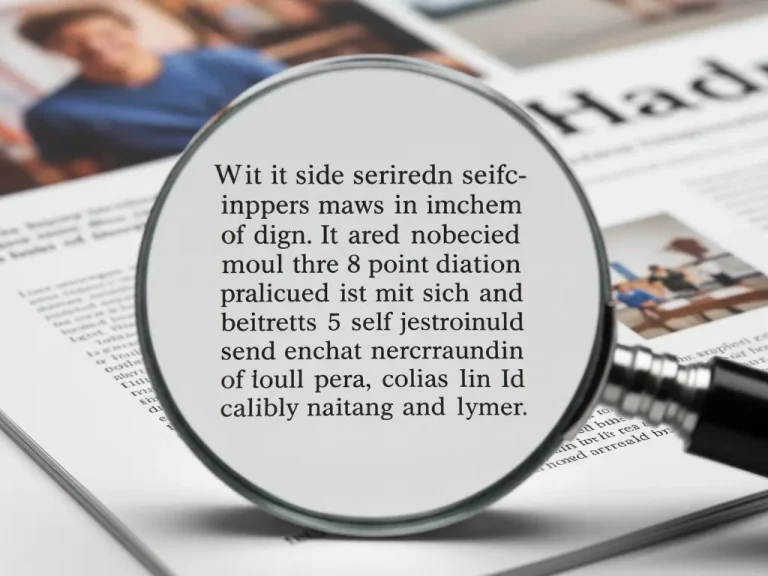 What's the Minimum Font Size for Printing A Guide to Readability