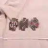 Creative Playing Card King and Queen Enamel Lapel Pins