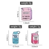 Funny Beverage Milk Box Enamel Pin Set