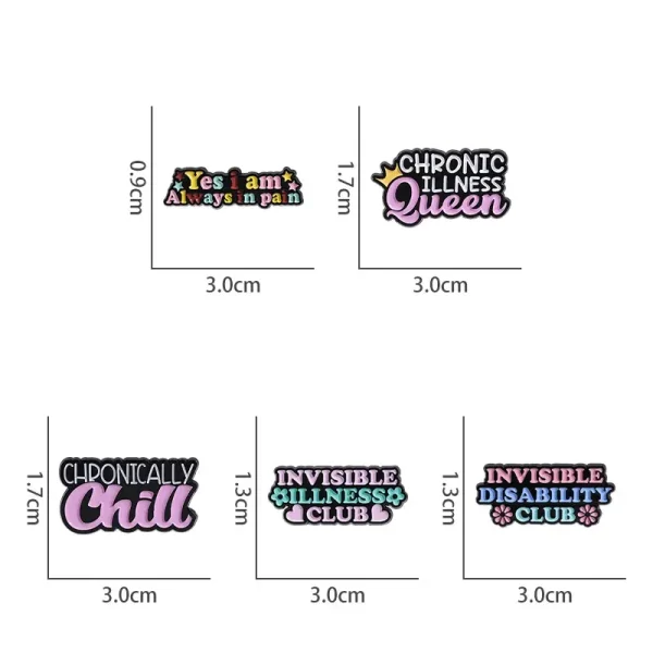 Funny Sarcastic Enamel Pins Set - Quote Lapel Pin Collection