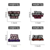 Funny Sarcastic Quote Enamel Pin Set for Introverts