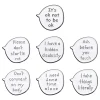 Speech Bubble Mental Health Awareness Enamel Pins