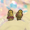Vintage St. Jude Thaddeus Enamel Religious Pin Badge