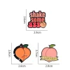 Whimsical Fruit and Animal Enamel Lapel Pin