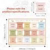 120 Premium Quran Index Tabs with Arabic & English Surah Names