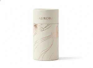 Luxury 3-piece custom cardboard tube for high-end cosmetics