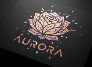 Luxury Rose Gold Foil Stamping