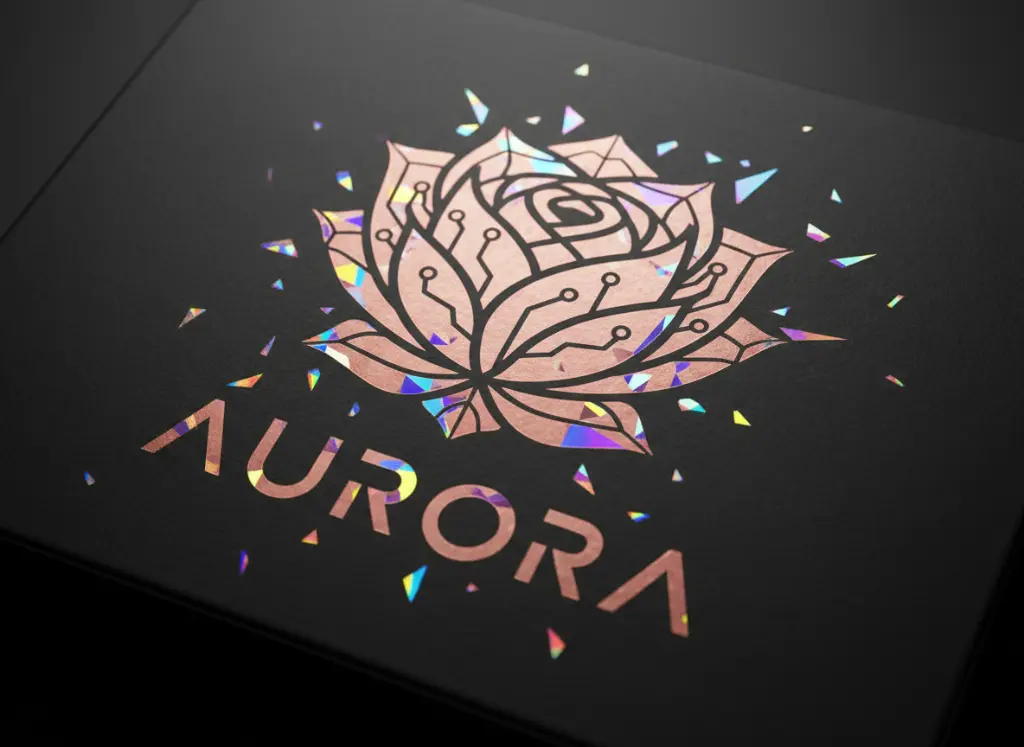Luxury Rose Gold Foil Stamping