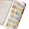 Quran Chapter Tabs Stickers - English Study Aid in Orange Design