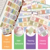 Quran Chapter Tabs Stickers - English Study Aid in Orange Design