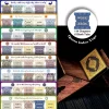 Quran Index Tabs - 114 Chapters 6 Blank, Tear-Resistant, Self-Adhesive, Durable, Perfect for Quran Study and Gifts