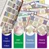 Quran Index Tabs - 114 Chapters 6 Blank, Tear-Resistant, Self-Adhesive, Durable, Perfect for Quran Study and Gifts