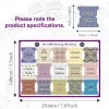 Quran Index Tabs - 114 Chapters 6 Blank, Tear-Resistant, Self-Adhesive, Durable, Perfect for Quran Study and Gifts