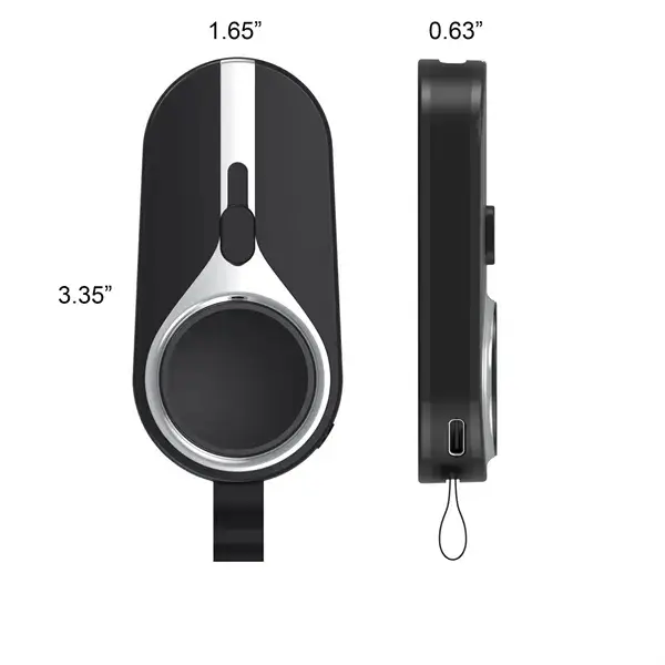 2-in-1 2000mAh Mini Keychain Portable Power Bank