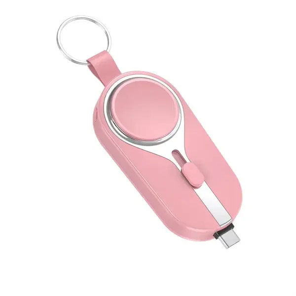 2-in-1 2000mAh Mini Keychain Portable Power Bank