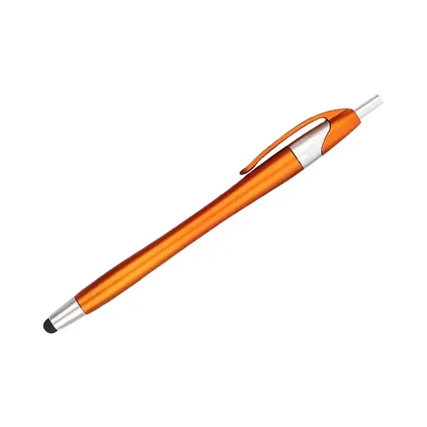 2-in-1 Metallic Retractable Stylus Ballpoint Pen