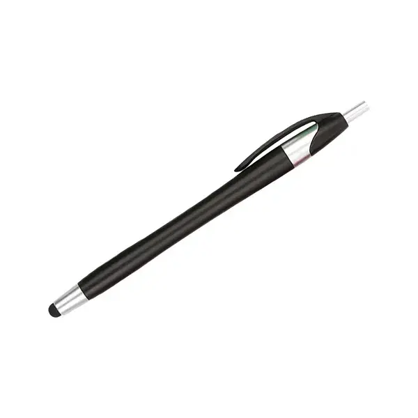 2-in-1 Metallic Retractable Stylus Ballpoint Pen