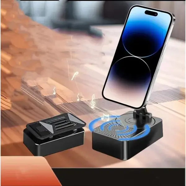3-in-1 Foldable Bluetooth Speaker Phone Stand