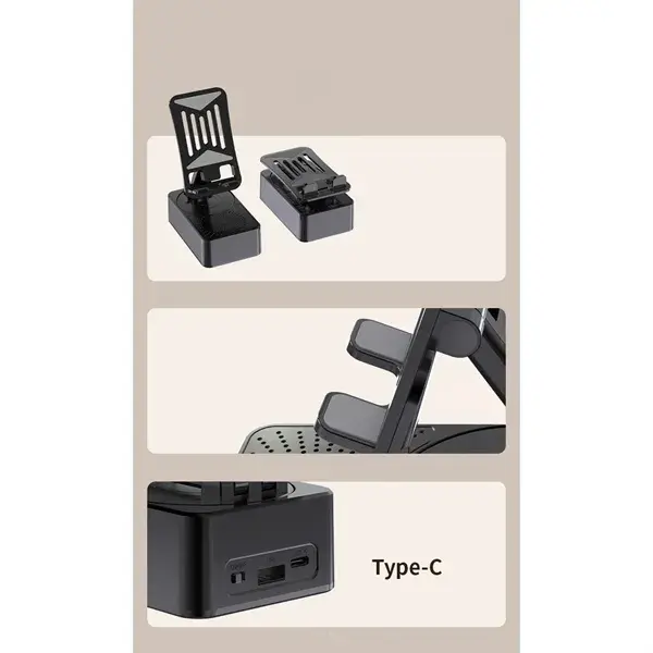 3-in-1 Foldable Bluetooth Speaker Phone Stand