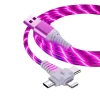3-in-1 LED Streaming Reinforced Multi Charging Cable