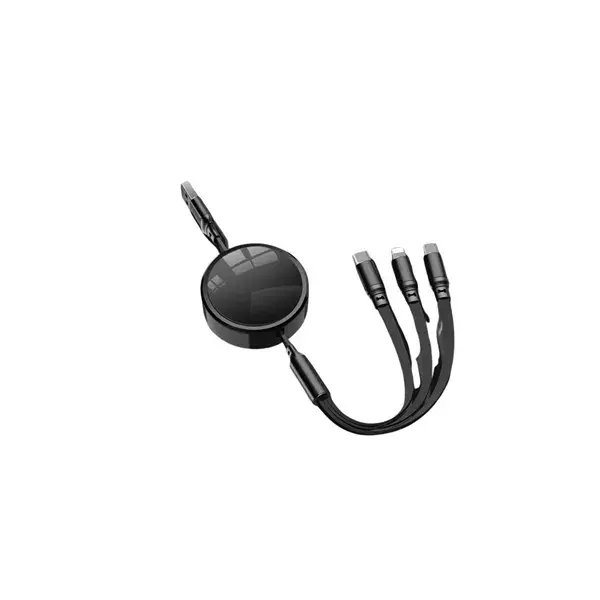 3-in-1 Retractable Multi-Device Charging Cable